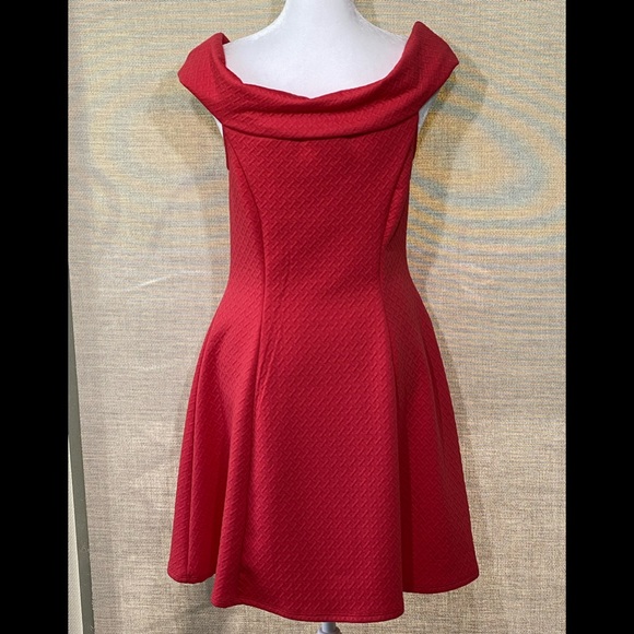 🌞Host Pick🌞ModCloth Coral Shrimp Salmon Color Dress, S - Picture 5 of 5